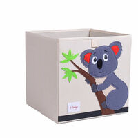 Animal Foldable Folding Kids Storage Cube Storage Box Bookcase Cube Toy Organiser