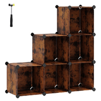 Premium DIY Cube Storage Organiser Easy Assembly Modular Closet Organizer Storage Shelf Cube Storage Cabinet Bookshelf Unit Versatile Shelves