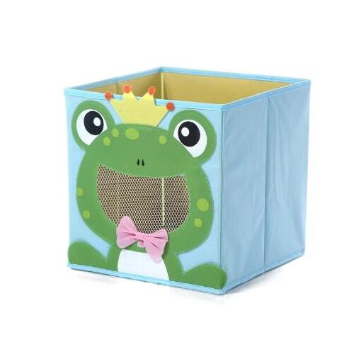 Foldable Folding Kids Storage Cube Storage Box Bookcase Cube Toy Organiser